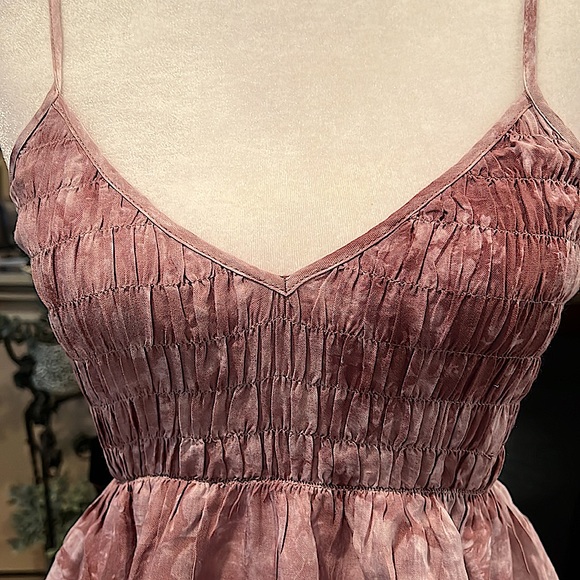 Graffiti Smocked Top with Ruffle - Picture 2 of 7